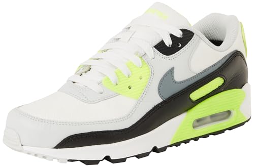 NIKE Herren Air Max 90 GTX Sneaker, Summit White Cool Grey Volt Black, 45 EU