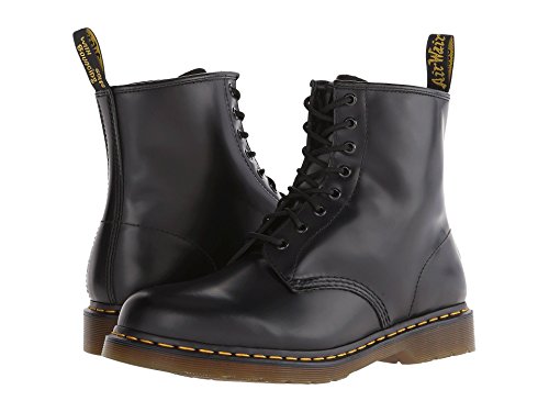 Dr. Martens 1460 Glatt, Erwachsene Unisex Stiefel,, Schwarz (Black), 44 EU