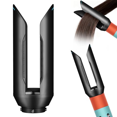 Haarglätteraufsatz für Dy-son Airwrap HS01 HS05 HS08, Pre-Styling-Föhnbürste für lockiges Haar, professionelles Salo-Haarzubehör (schwarz)