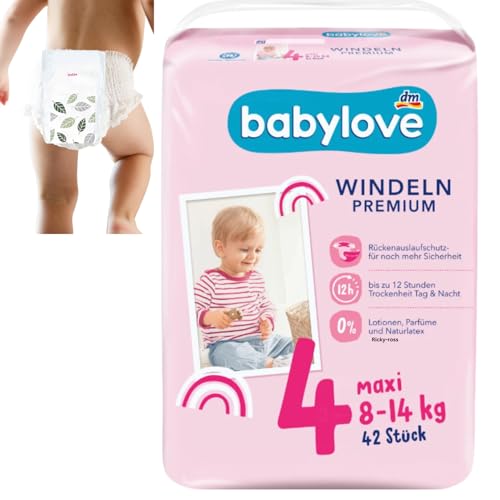 babylove Windeln Premium Größe 4, maxi 7-18kg, 1 x 42 St
