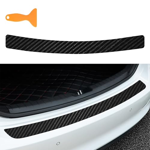 Flaconi Ladekantenschutz Auto,Schutz für Autotür, Ladekantenschutz Kofferraum,Stoßstangenschutz,Ladekantenschutz Folie,Universeller Stoßstangenschutz Selbstklebend,für Die Meisten Autos (Schwarz)