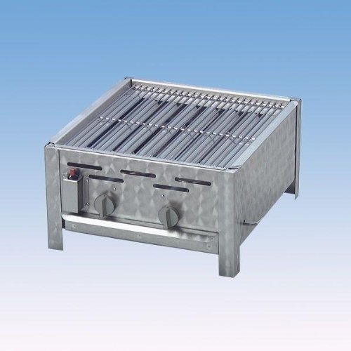 Gasgrill/Gastrobräter 2-flammig mit Rost