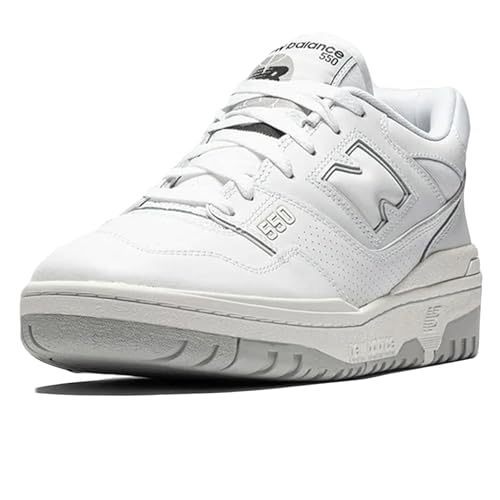 New Balance Unisex 550 Sneaker, White Bb550pb1, 43 EU