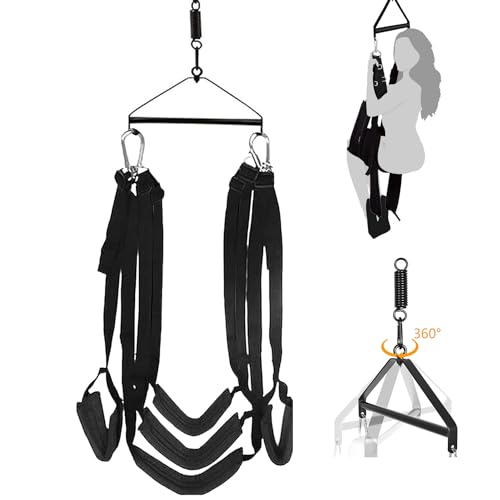 Liebesschaukel Sexschaukel für die Decke,Sexspielzeug für Paare extrem Sex,Sex Schaukel für Erwachsene,Sexspielzeug für beide zusammen,Sex Toyset für Paar Set Sex Swing mit extra Breiten Polstern