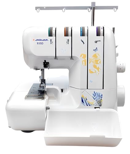 Jaguar 935D Serger Overlock Nähmaschine inkl. umfangreichem Zubehörpaket