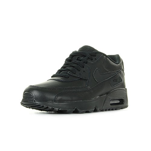 Nike Air Max 90 Lea Gs 833412-001 Sneaker, Schwarz Black 001, 38 EU