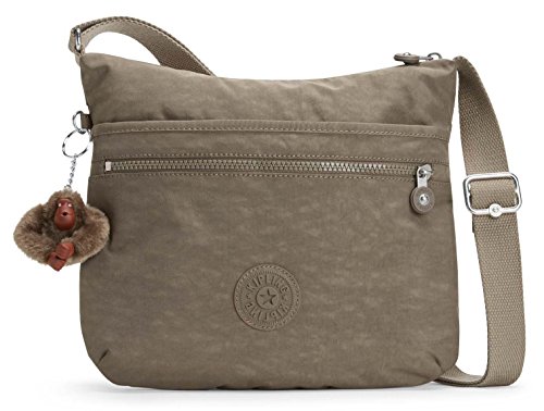 Kipling ARTO Mittelgroße Umhängetasche, True Beige (Braun)