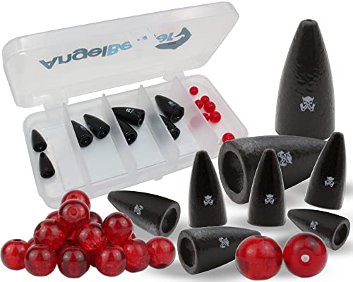 Angel-Berger Texas Carolina Bleisortiment mit Box gemischt