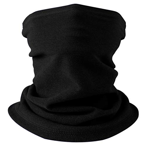 HEGCOIIE Winter Loop Schal Herren & Damen,Fleece Schlauchschal Halswärmer Halstuch Winddicht Ski Maske Warmer für Outdoor Skifahren Motorrad Laufen Radfahren