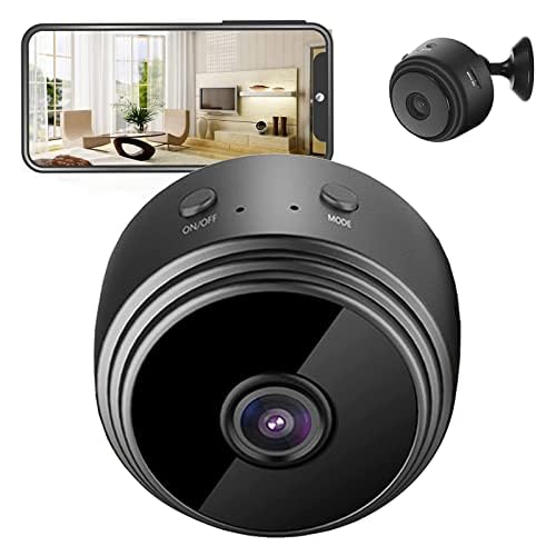 Überwachungskamera für Den Innenbereich, Mini Kamera, 1080P HD-WLAN-Kamera, Babyphone mit Infrarot-Nachtaufnahme, Bewegungssensor und 150 ° Weitwinkel, Kompakte Größe, Intelligente