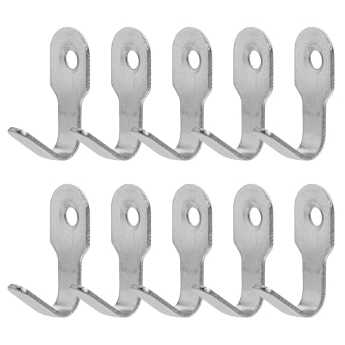 OSALADI 20 Stück Kleiner Edelstahl Wandhaken U Form Platzsparende Einzelhaken für Küche Bad Rostfreie Metallhaken zum Aufhängen von Handtüchern Kleidung und Küchenutensilien