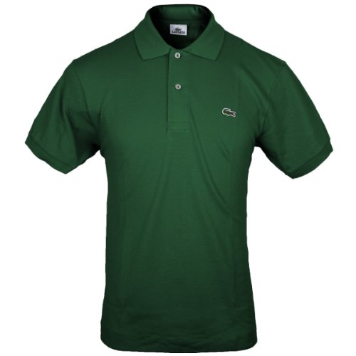 Lacoste Herren Polo-Shirt Kurzarm L1212, Männer Polo-Hemd,2 Knopf,Regular Fit,Grün,8