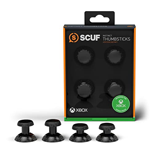 SCUF Instinct Austauschbare Daumensticks 4er-Pack, nur Ersatz-Joysticks Instinct Pro Performance Xbox Series X|S Controller – Schwarz