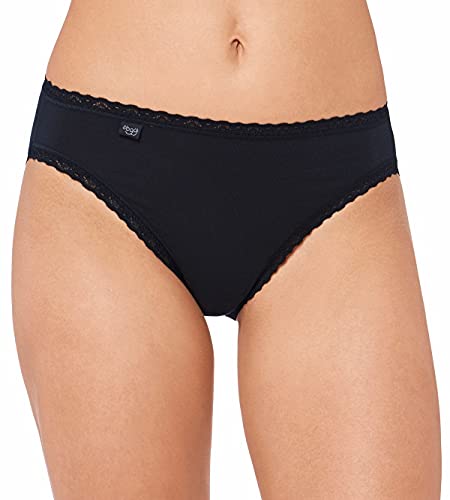 Sloggi Damen 24/7 Cotton Lace Tai C3p Slip, Schwarz, 38 EU