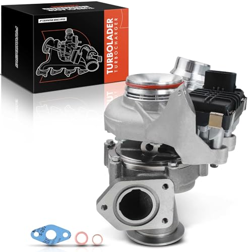 Frankberg Turbolader luftgekühlt 5-Polig Kompatibel mit 3er E90 3er Touring E91 3er Coupe E92 3er Cabriolet E93 1er F20 F21 X1 E84 X3 F25 5er F10 F11 Diesel Replace# 11658519476