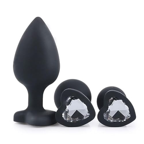ZeeKoug Home Hip Training Accessories 3-Piece Compact Design Couple Gift Silicone Diamond Shaped Toy Can Be Carried with You As A Couple Gift