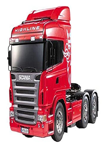 TAMIYA TMYTAM56323 300056323 - Scania R620 Highline,ferngesteuerte 3Achs LKW Zugmaschine, 1:14, Bausatz