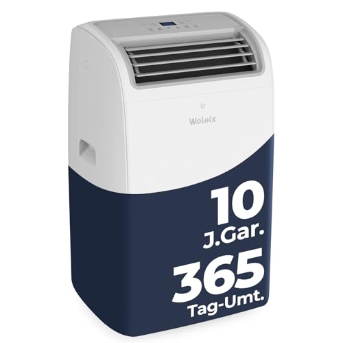 Woleix Mobile Klimaanlage 12000 BTU, Klimaanlage Mobil mit Abluftschlauch, Mobiles Klimagerät mit Abluftschlauch mit Timer 10 J.GAR.