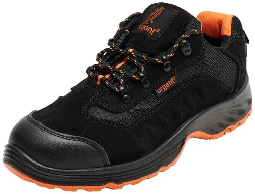 Arbeitsschuhe Sicherheitsschuhe URGENT 210 S1, Schwarz / Orange, 44 EU