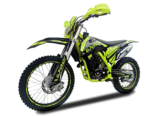 RV-Parts 250ccm Dirtbike Vollsross Enduro Pitbike Crossbike Cross 20,5 PS 21/18 Zoll Grün