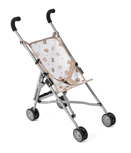 Bayer Chic 2000 - Puppenbuggy Roma, Puppenwagen, Mini-Buggy, Bärchen beige, 601-63