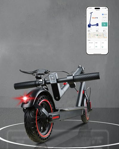 8,5 Zoll Elektroroller mit App-Funktion, Duales Bremssystem, Faltbarer e Roller, 20-25 km Reichweite Li-Ion Akku, 120kg Max - E Roller u. Elektroscooter für Erwachsene