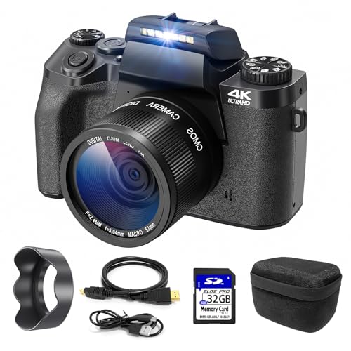 Digitalkamera 4K, CCN 64MP Fotokamera mit 3.0