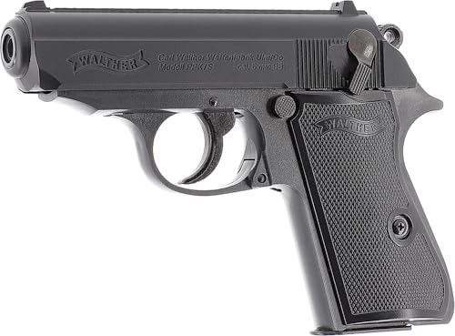 Walther Airsoft Pistole PPK/S, Federdruck Waffe mit < 0,5 Joule, inkl. 100 x 6 mm BB Soft-Air Kugeln
