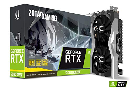 ZOTAC Gaming GeForce RTX 2060 SUPER MINI 8GB GDDR6 256-bit 14Gbps Gaming Graphics Card, Ice Storm 2.0, Super Compact, ZT-T20610E-10M
