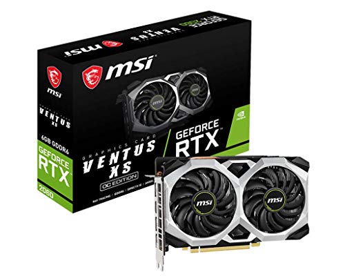 MSI GeForce RTX 2060 Ventus XS 6G OC PCI-E,HDMI,3xDP