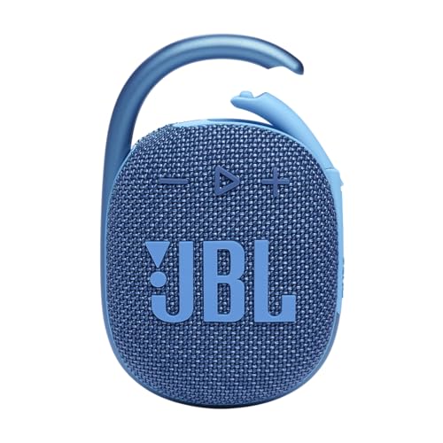 JBL Clip 4 Eco – Tragbarer wasserdichter Lautsprecher (blau)