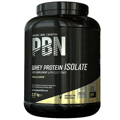 PBN Whey Protein Isolate Powder 2.27kg Vanilla