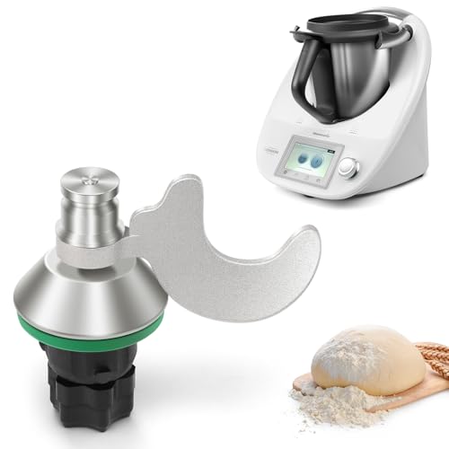Inwee Teigmesser für Thermomix TM7, Mixmesser Ersatz Zubehör passend für Thermomix TM6,TM5,TMF,Edelstahl-Teigmischmesser,Kein Teig-Rückstand und Schmutzkontamination,Schnelle Reinigung des Teigmessers