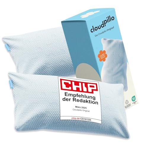 Cloudpillo Memory Foam Pillow - 2er-Set Premium Kissen, Höhenverstellbar, 40x80 cm, Ergonomische und Hypoallergene Kopfstützen