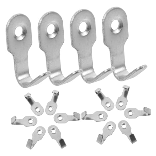 HOUDERCO 20 Stück Kleiner Kleiderhaken Edelstahl U-form Handtuchhalter Für Bad Küche Kompakte Organisation Vielseitige Hängehaken