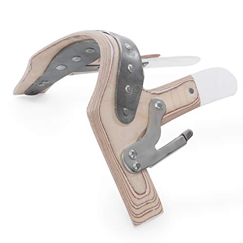 Kopfeisen für Christ Fellsattel Premium Plus - Abnehmbares Kopfeisen mit Sturzfedern zum Anbringen der Steigbügel für baumlosen Pferde-Sattel, Kammerweite 29 cm