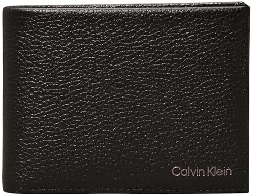 Calvin Klein Herren Geldbeutel Warmth Bifold Klein, Schwarz (Ck Black), Einheitsgröße