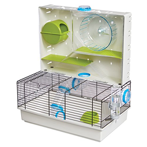 MidWest Homes for Pets Hamsterkäfig | Awesome Arcade Hamster Home (Weiß) | 47 x 29 x 54 cm