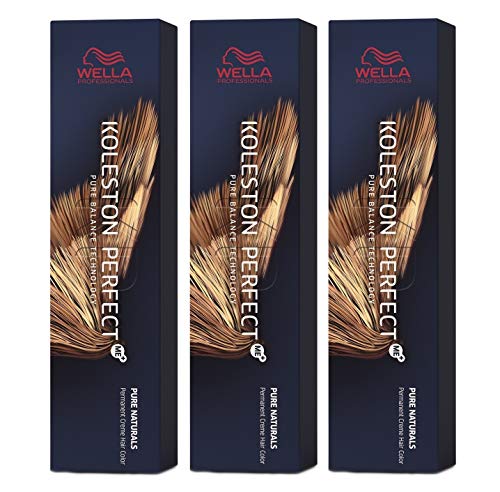 3er Wella Koleston Perfect ME+ 3/0 Dunkelbraun 60 ml