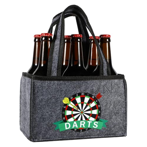 Anicy Lustige Dart Geschenke für Männer, Darts Zubehör, Personalisierte Dart Geschenk, Männerhandtasche Bier, Dartfans Geburtstagsgeschenk, EIN Geschenk für den Dartfan