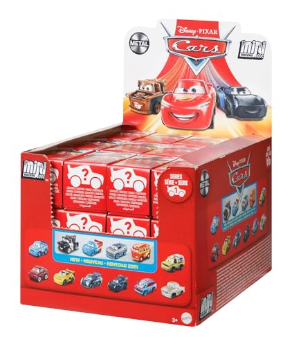 DISNEY PIXAR CARS - Überraschungs-Packung mit charakteristischen Die-Cast-Fahrzeugen und rollenden Rädern, perfekt für zu Hause und unterwegs, ab 3 Jahren, GKD78