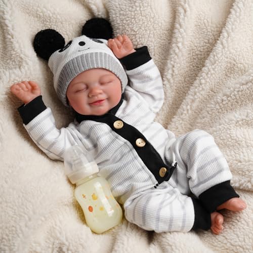 BABESIDE Realistische Babypuppe Mädchen, lebensechte Babypuppe, Neugeborene Babypuppe