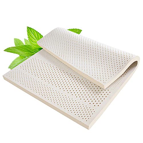 100% Natur-Latex Matratze,Kompression Und Keine Verformung, Wabenporenbelüftung, Weich Und Bequem,Naturkautschuk Matratze,1in,160x200cm(63x79in)