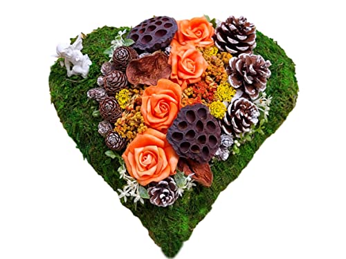 Der kleine Dekoladen Deko & Geschenke by Sabine Faust Lünen Grabschmuck Herzform Grabschmuck Blumengesteck Grabgesteck Urnengrab Grabaufleger künstlich