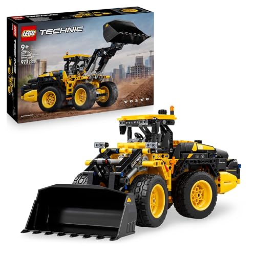 LEGO Technic Volvo L120 Electric Radlader - Baufahrzeug-Spielzeug mit Knicklenkung und beweglicher Schaufel - Geburtstagsgeschenk für Jungen ab 9 Jahren - 42209