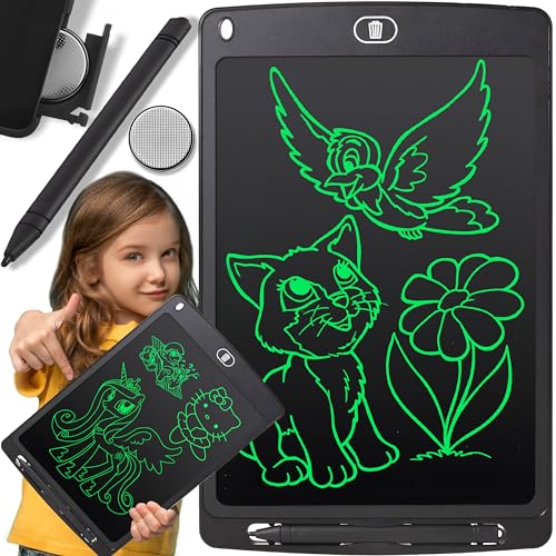 Retoo LCD Schreibtafel Elektronische Maltafel, Wiederverwendbarer Schreib-Zeichenblock für Kinder und Erwachsene, Digitaler Drawing Pad, Grafiktablet, Kinderspielzeug für 3-12 Jahre Alte Mädchen,