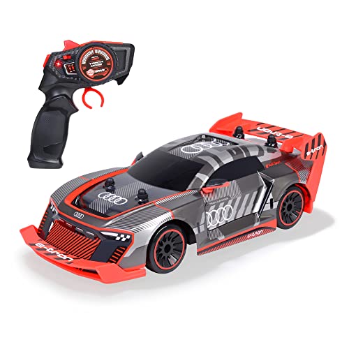 Dickie Toys - RC Audi S1 E-Tron Quattro Drift Car (30 cm) - RC Auto mit 2-Kanal FS Fernsteuerung (2,4 GHz) & Allradantrieb - ferngesteuertes Auto für Kinder ab 6 Jahre, bis 12 km/h