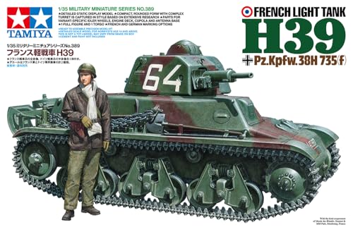 TAMIYA 35389 1:35 Französischer Lt. Panzer H39 - Modellbau Bausatz, Hobby, Militär, Plastik, Standmodell