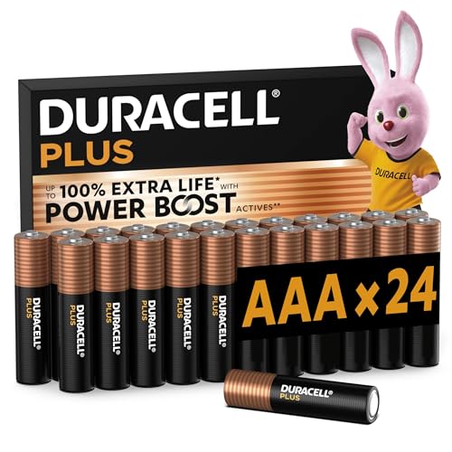 DURACELL Plus AAA-Batterien (24er-Pack) – Alkaline-Batterien 1,5 V
