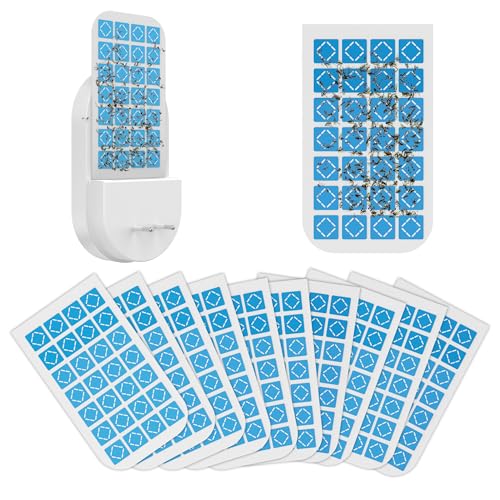 Fliegenfalle für den Innenbereich,Nachfüllpackung, Mückenfalle für den Innenbereich, Fliegenfänger für den Innenbereich, Steckfalle für Fruchtfliegen, Mücken, Mückenfalle (10er-Pack Nachfüllpackungen)